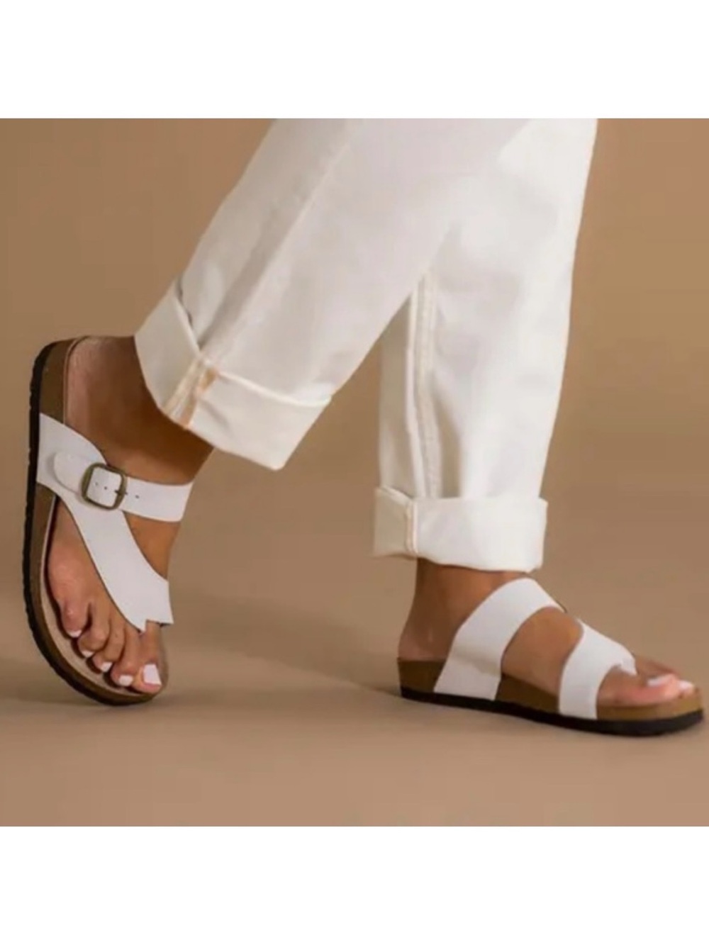 White Mountain Footbeds Carly Sandals